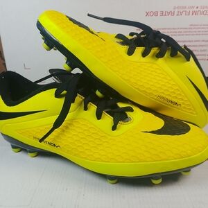Nike Hypervenom Phade FG Youth 5.5Y Vibrant Yellow/Black/Volt Ice 599809-700